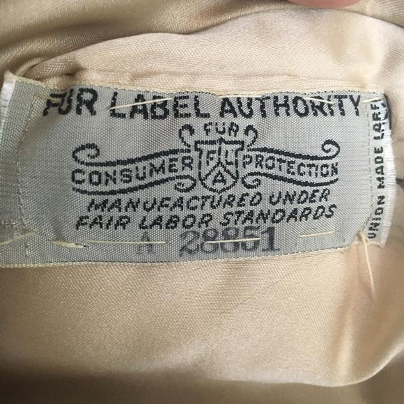 Vintage Golden blond mink stole - Picture 4 of 4